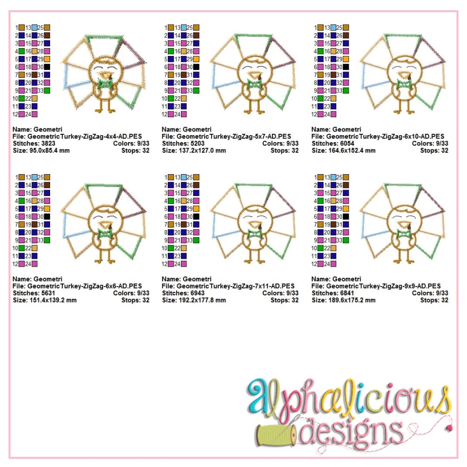 Geometric Turkey - ZigZag