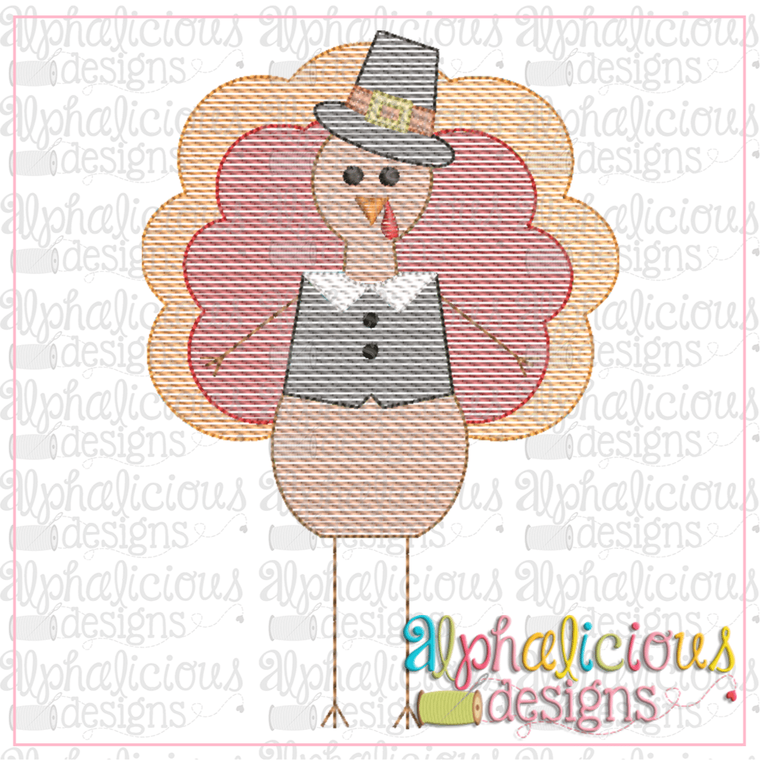 Mr Long Leg Turkey-Sketch