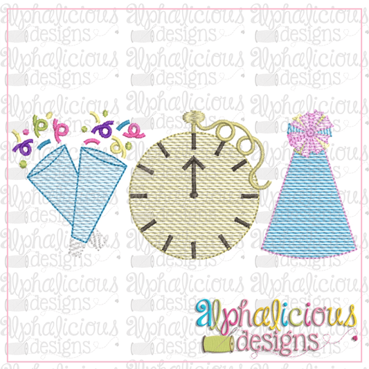 NYE-Party Hat-Sketch