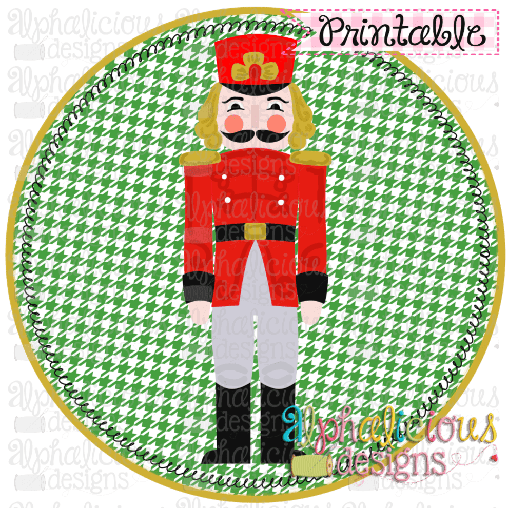 Nutcracker 1 In Circle-Printable
