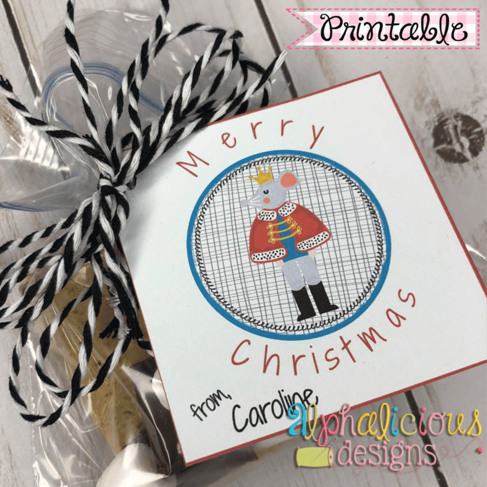 Nutcracker Mouse King In Circle-Printable