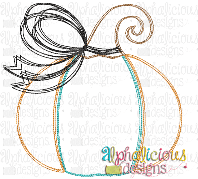 Party Pumpkin- Scribble