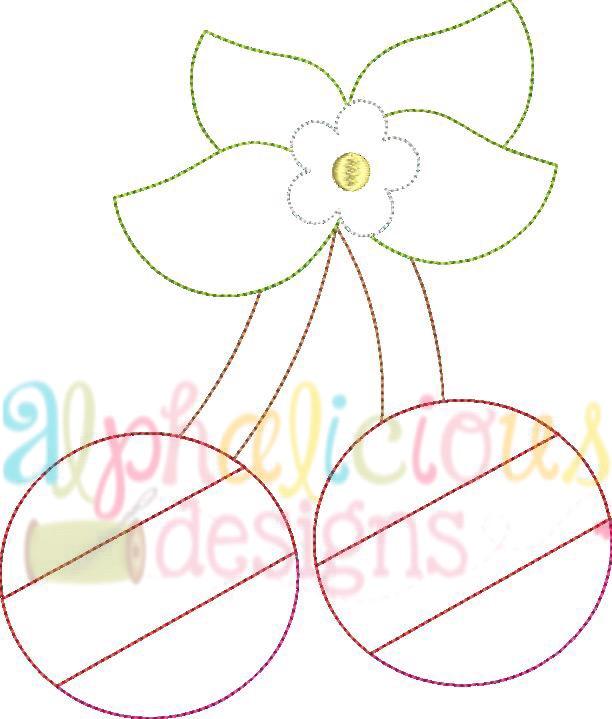 Patchwork Cherries-Triple Bean