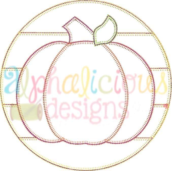 Patchwork Circle Pumpkin- Blanket