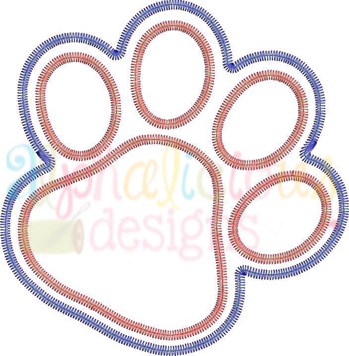 Paw Print-ZigZag
