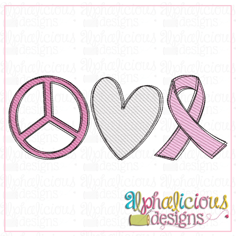 Peace Love & Awareness-Sketch