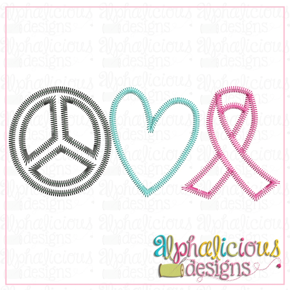 Peace Love & Awareness-ZigZag