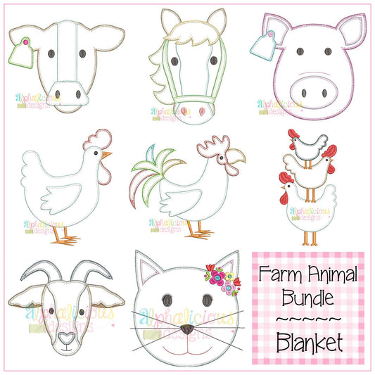 Farm Animal Bundle-Blanket