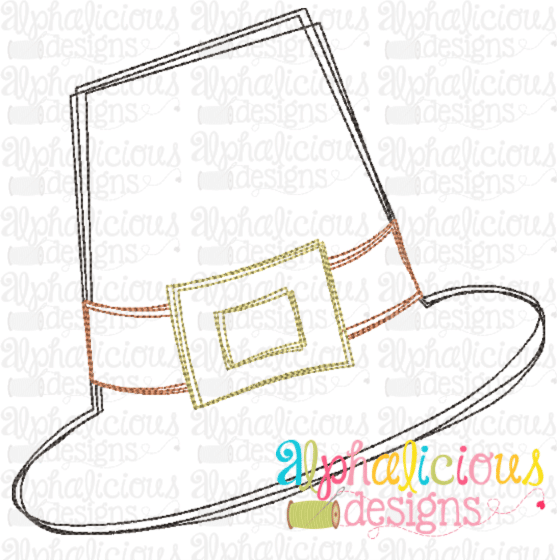 Pilgrim Hat-Scribble
