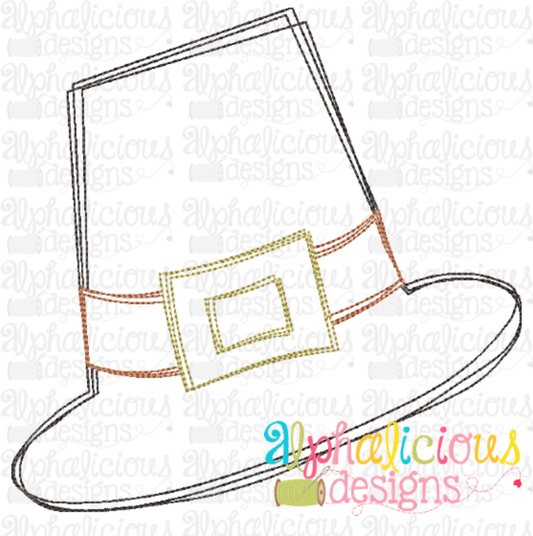 Pilgrim Hat-Scribble