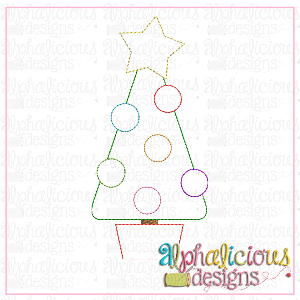 Pom Pom Tree with Star - Triple Bean
