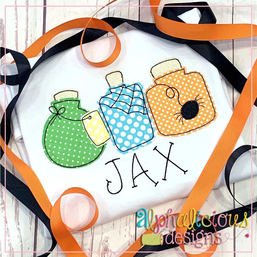 Potion Jars-Triple Bean