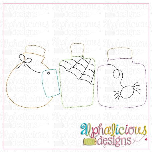 Potion Jars-Triple Bean