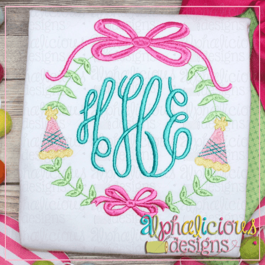 Preppy Girl Birthday Frame-Sketch