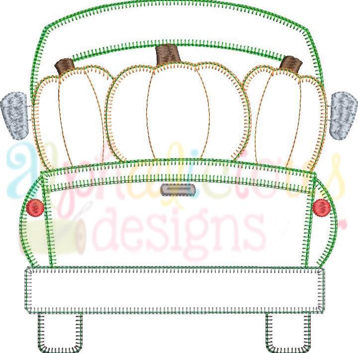 Pumpkin Farm Truck-Blanket