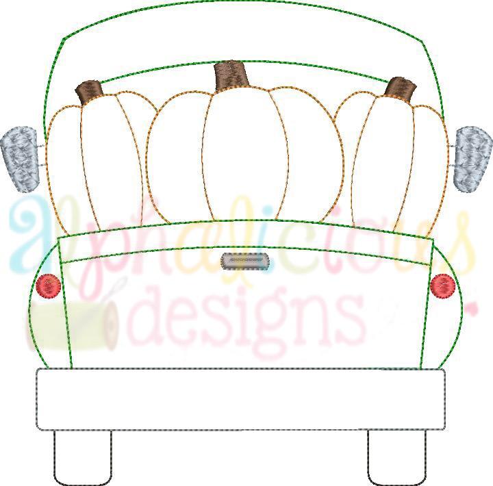 Pumpkin Farm Truck-Triple Bean