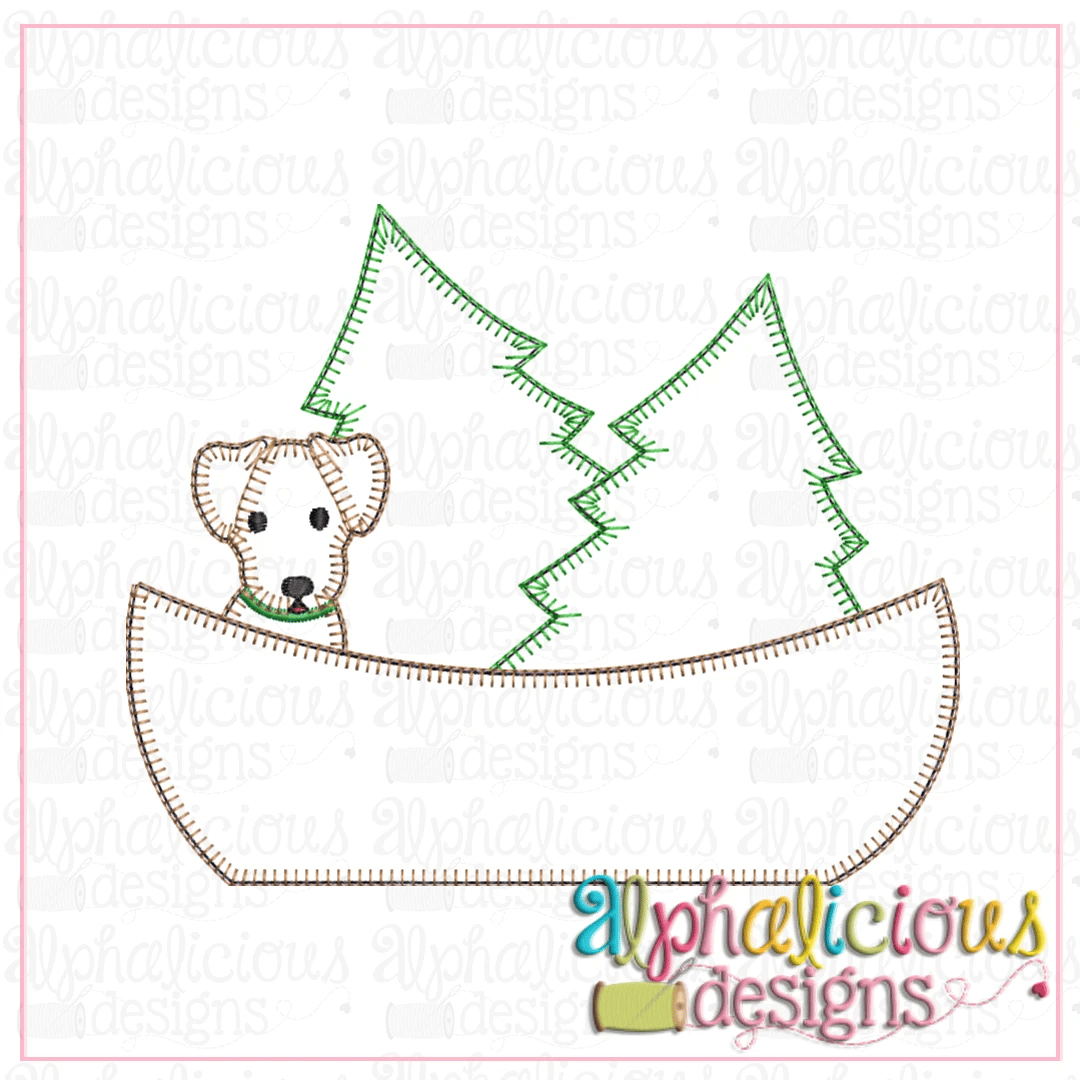 Pup in a Boat-Blanket