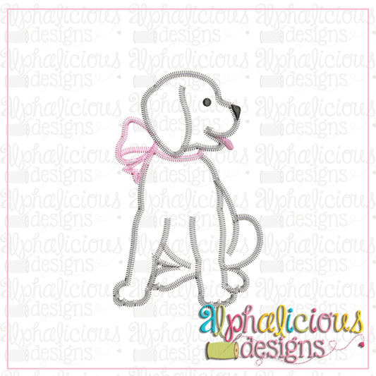 Pup with Bow-Zig Zag