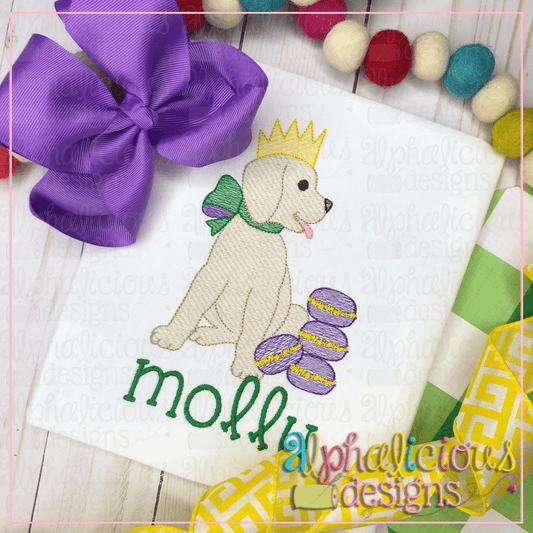 Pup with Macaroons-Sketch