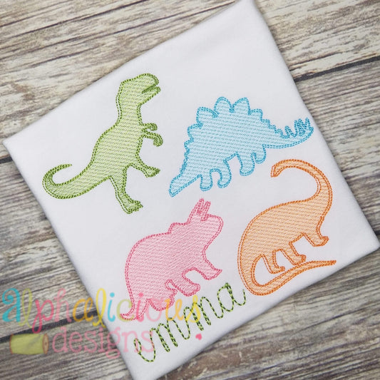 ROARsome Dino Bunch-Sketch