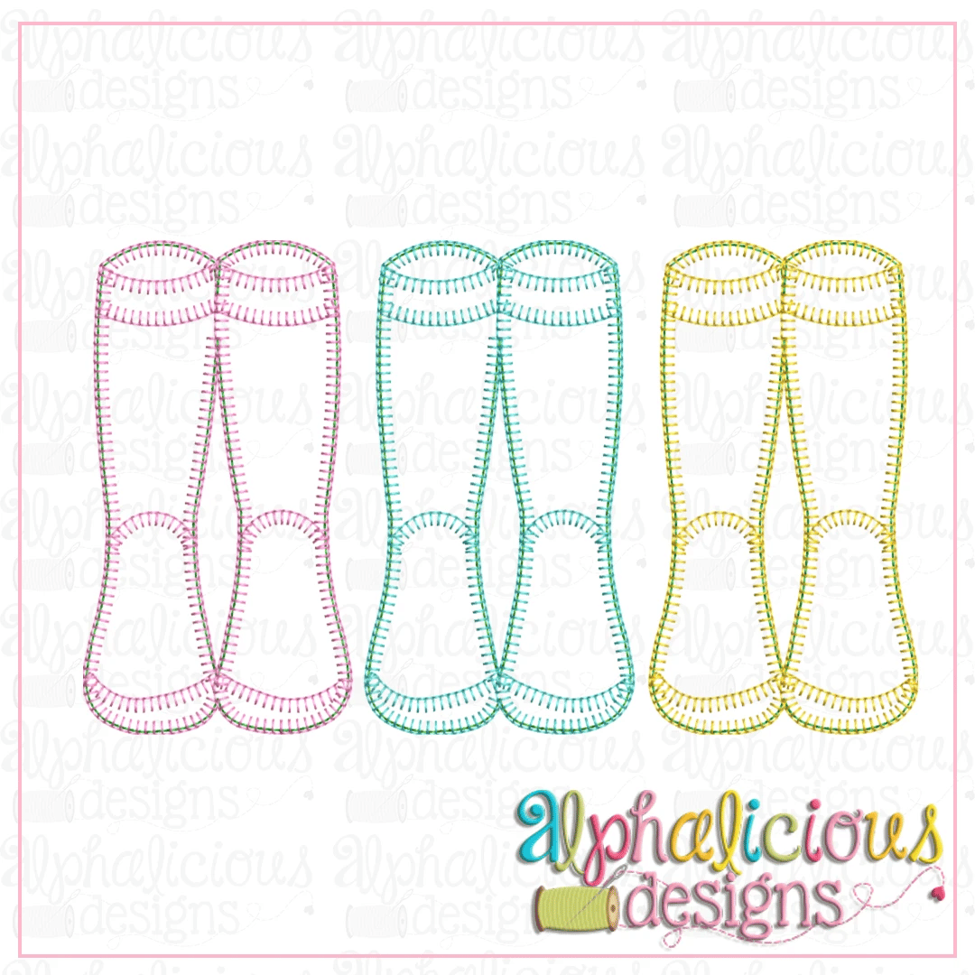 Rainboots Three In A Row-Blanket