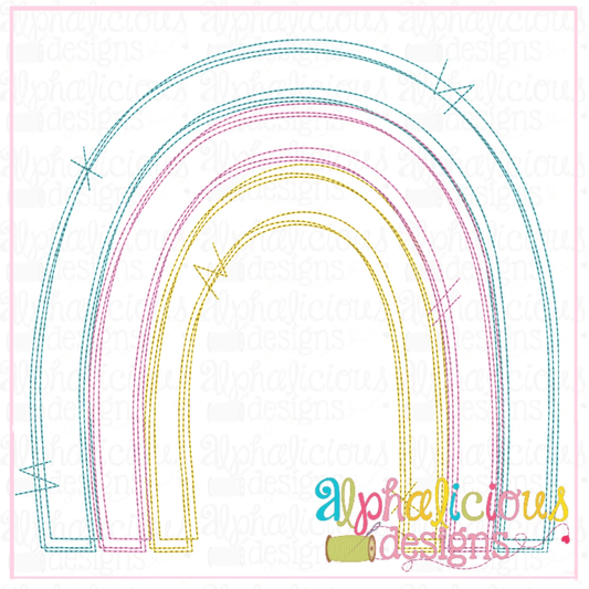 Rainbow - Plain - Scribble