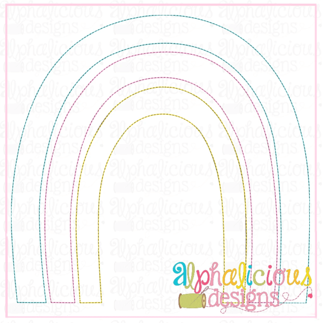 Rainbow - Plain - Triple Bean