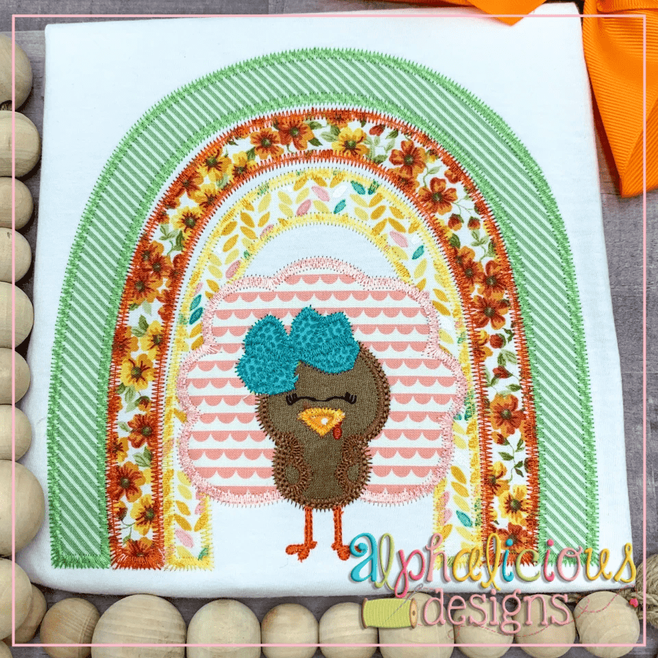Rainbow with Turkey Girl - ZigZag
