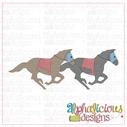 Running Horses-Sketch