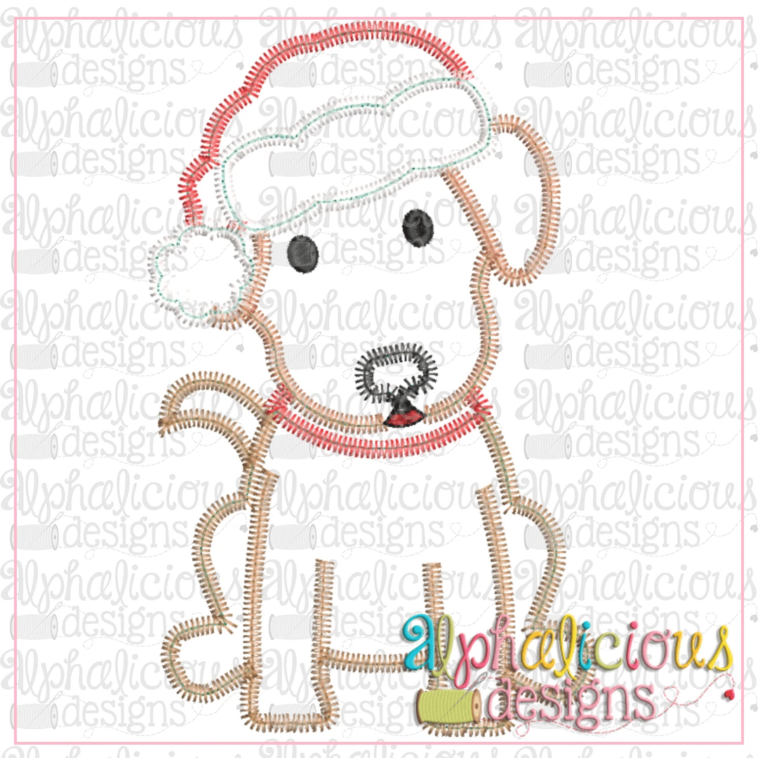 Santa Pup-Zig Zag