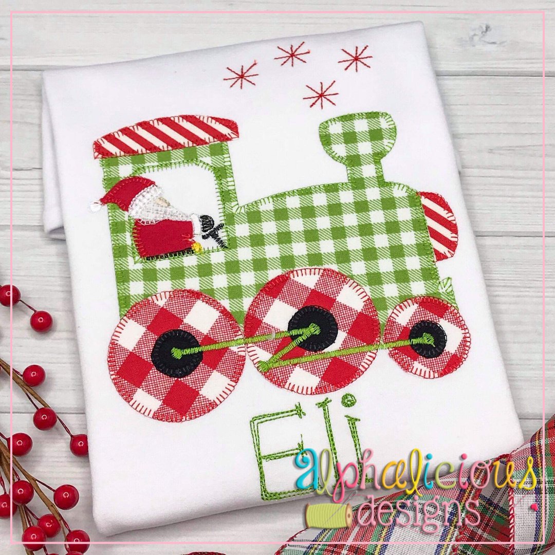 Santa Train-Blanket
