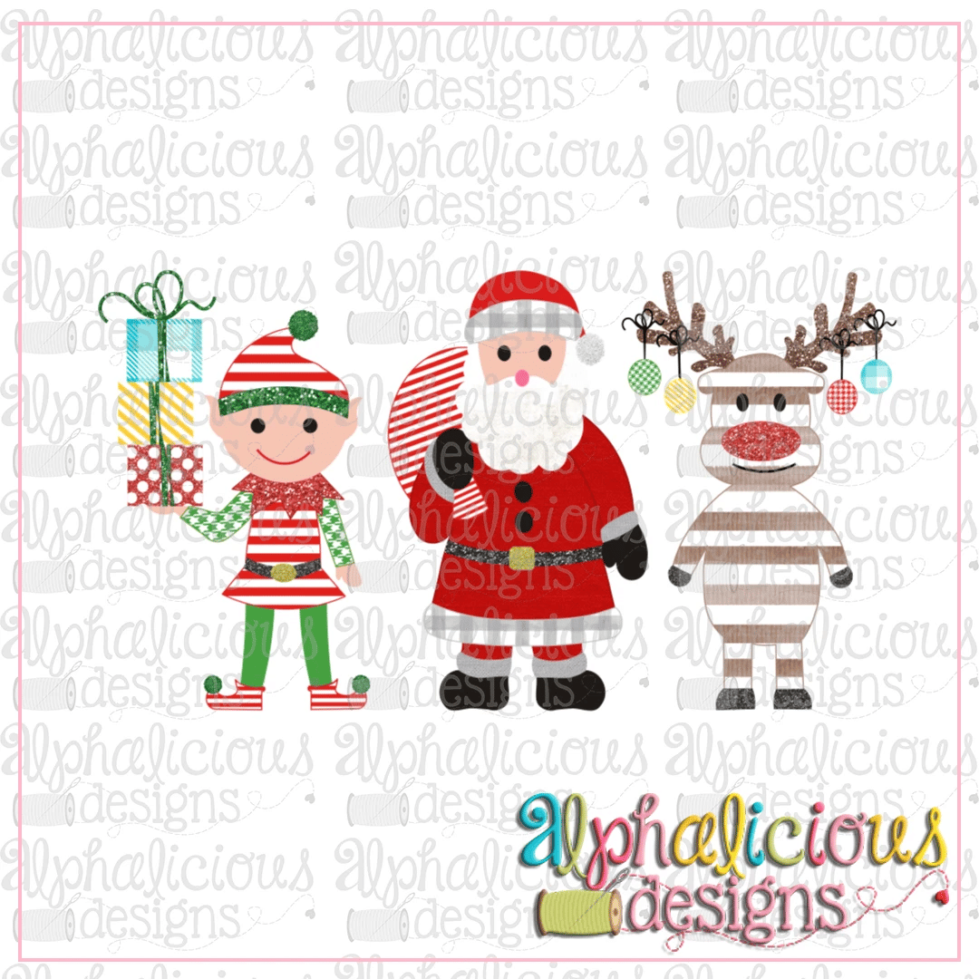 Santa Trio-LTC-Printable