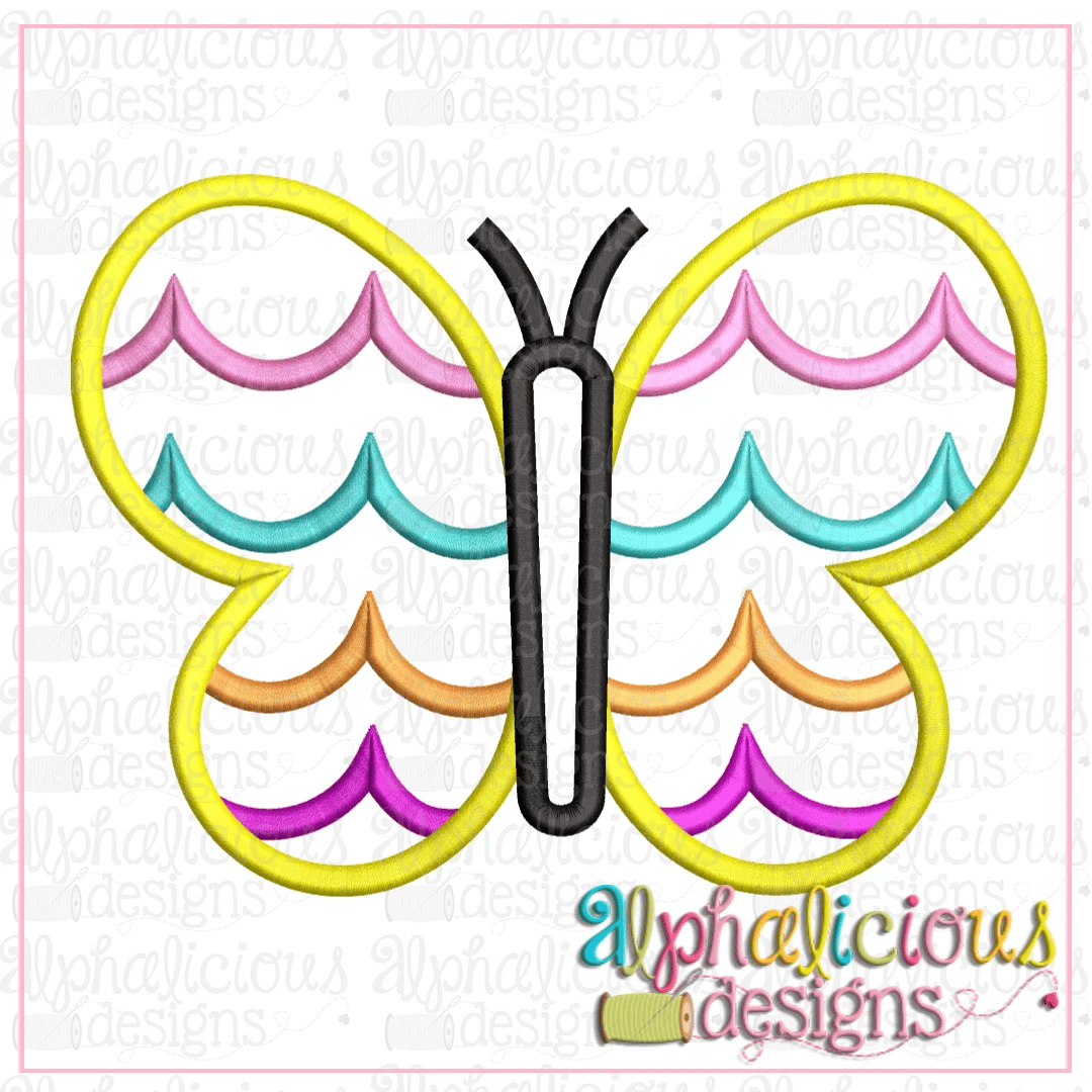 Scallop Butterfly-Satin