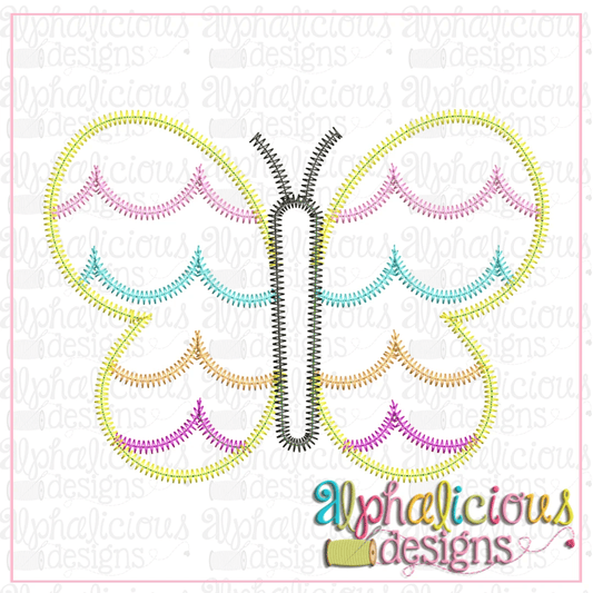 Scallop Butterfly-Zig Zag