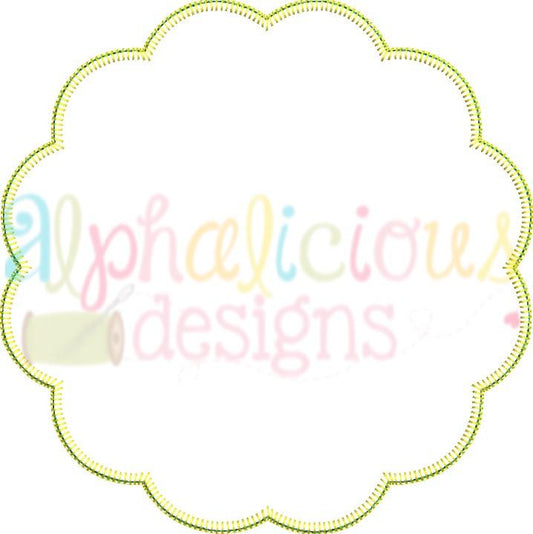 Scallop Frame- Blanket