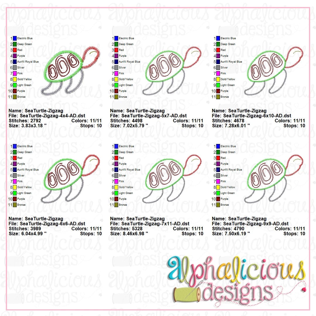Sea Turtle-ZigZag