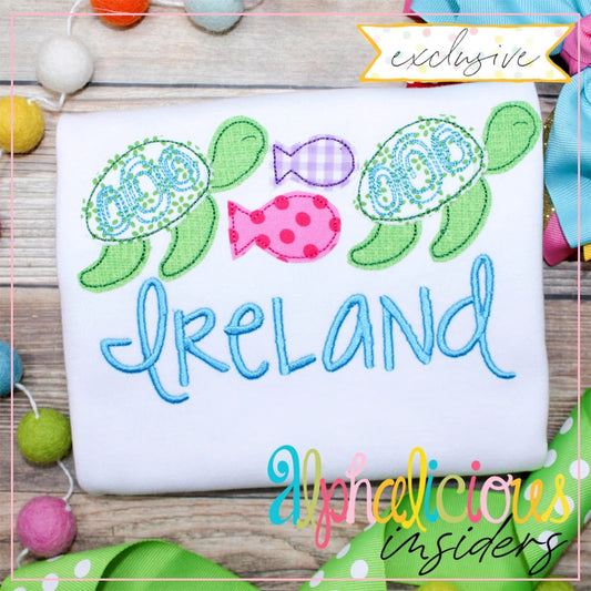 Sea Turtle Three in a Row-Triple Bean