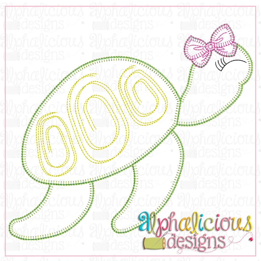 Sea Turtle with Bow-Blanket