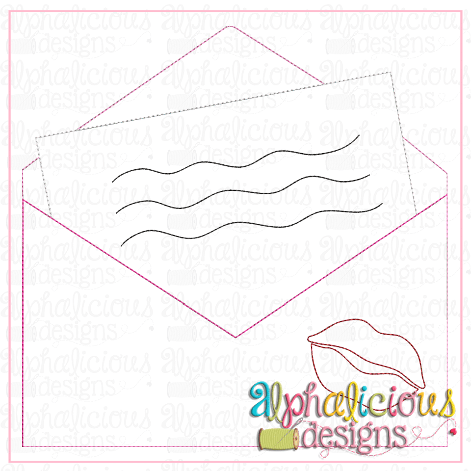 Sealed with a Kiss Envelope- Triple Bean