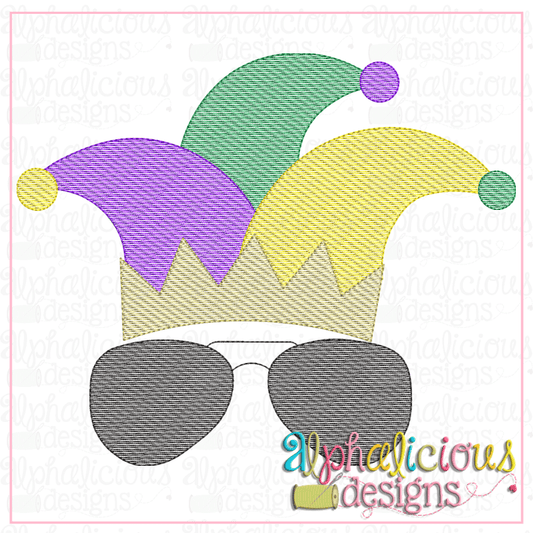 Jester Hat with Glasses- Sketch