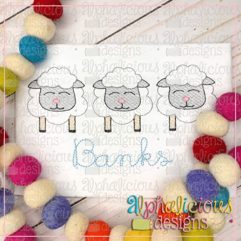Sheep-Three In A Row-Sketch