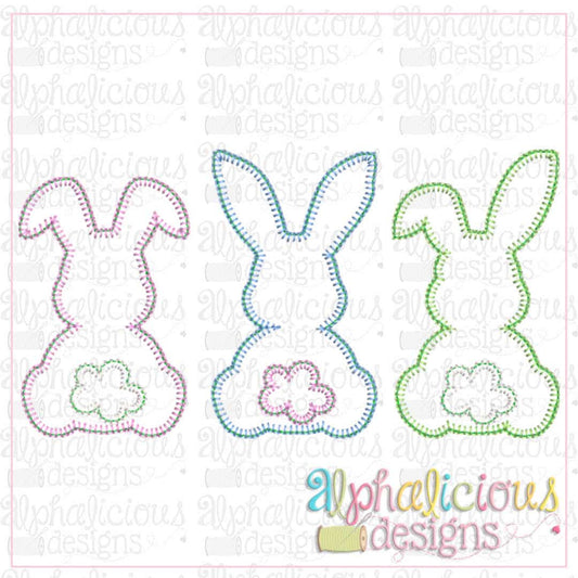 Simple Bunnies Three In A Row-Blanket