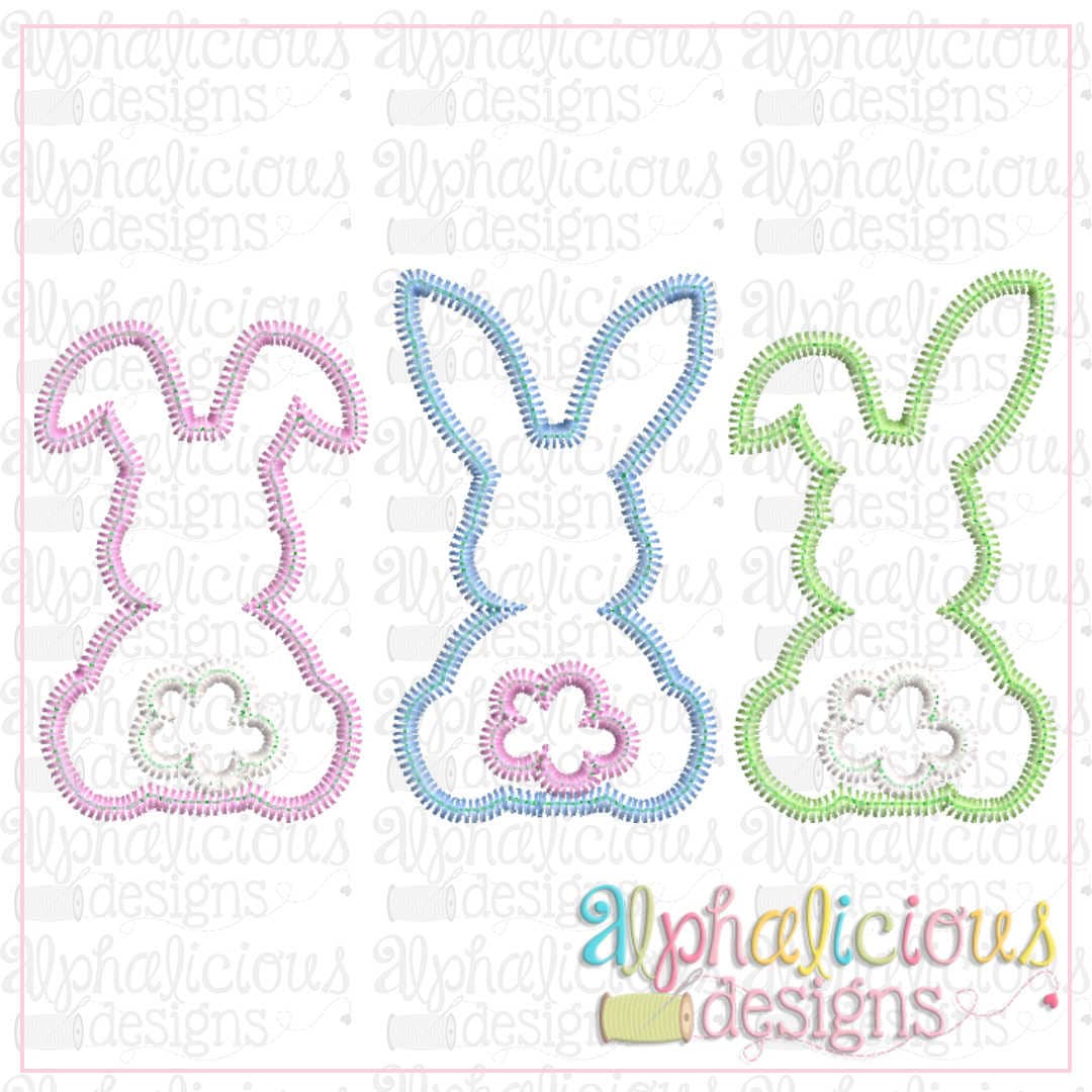 Simple Bunnies Three In A Row-ZigZag