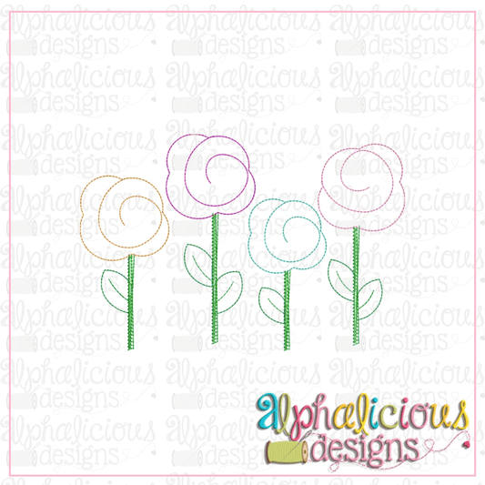 Simple Fall Floral- Triple Bean