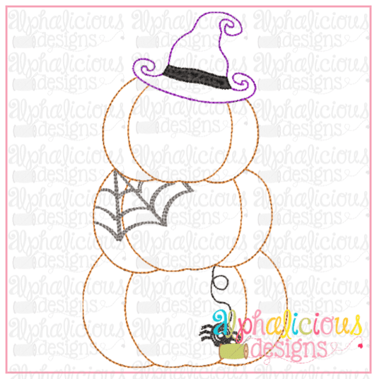 Spooktacular Pumpkin Stack- Triple Bean