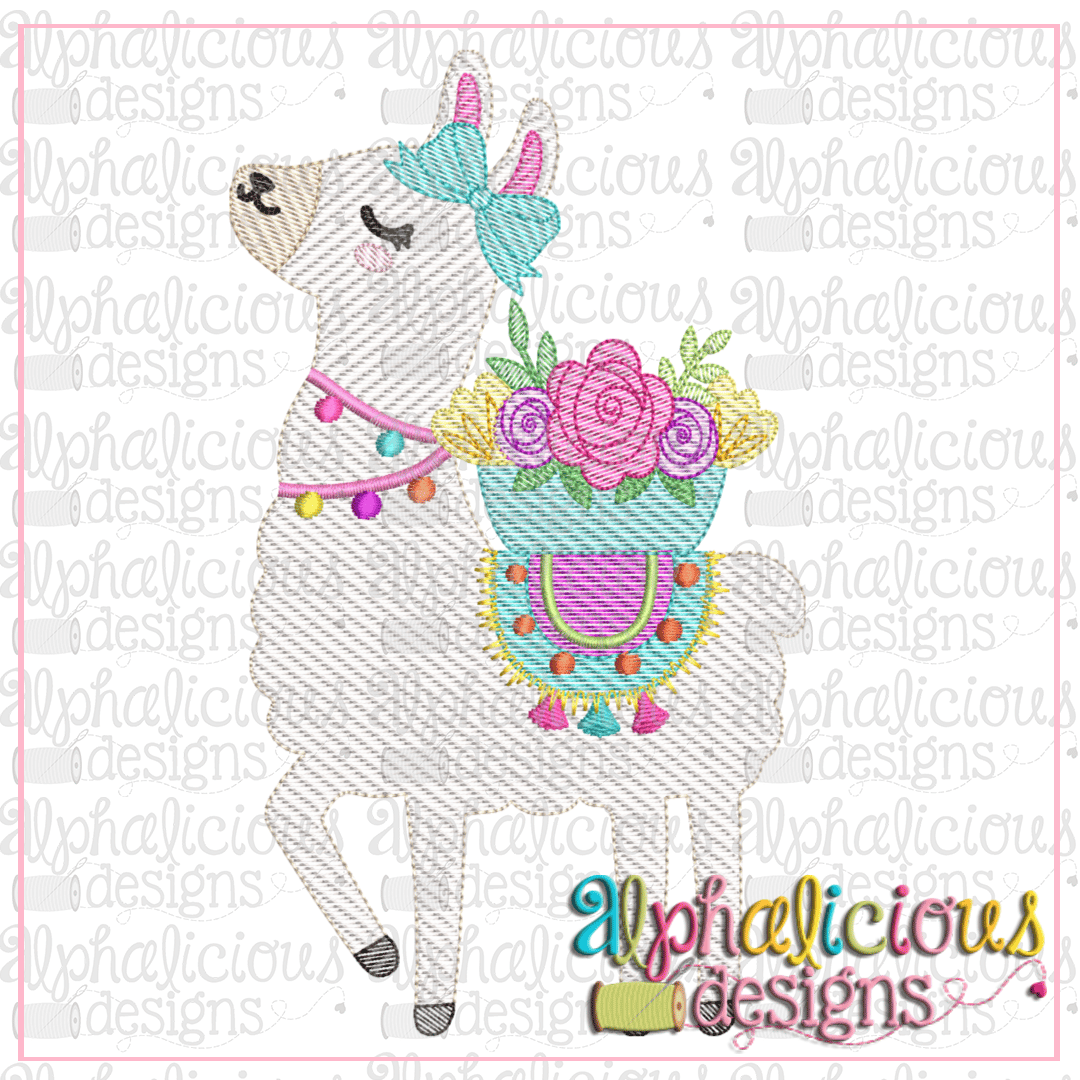 Spring time Llama-Sketch