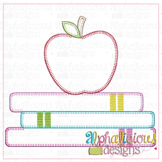 Stack of School Books-Blanket