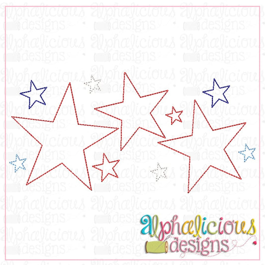 Stars Three in a Row-Triple Bean