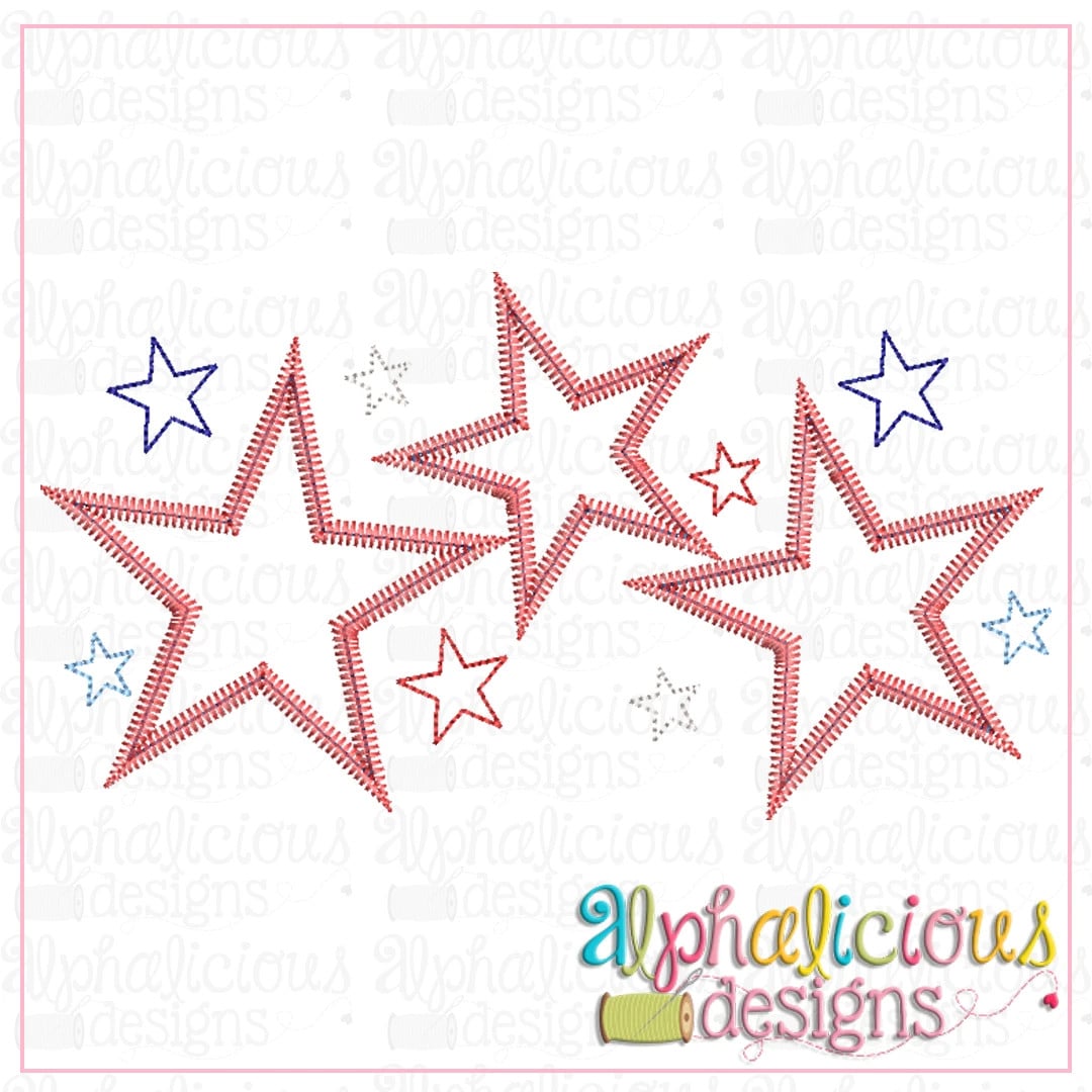 Stars Three in a Row-ZigZag