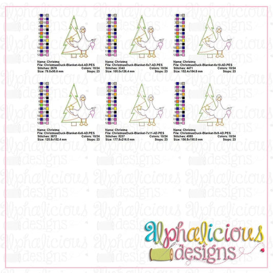 Christmas Duck-Blanket